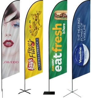 Everything You Need To Set Up One Of Our Advertising Flags | Tent Depot