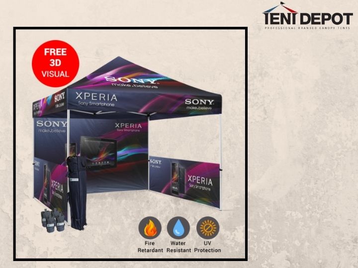 Free 3D Visuals & Graphics With Custom Tents | Tent Depot | Vancouver