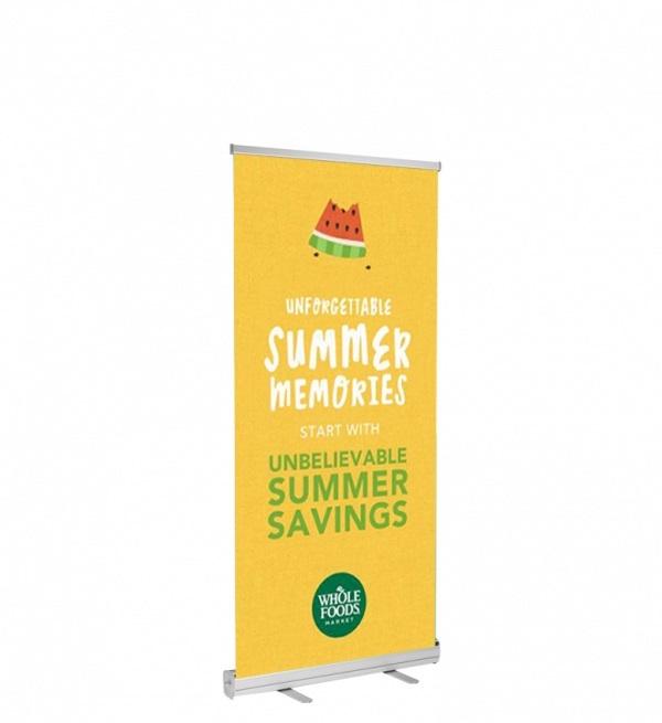 Roll Up Banner Stands At Best Price - Branded Canopy Tents | USA