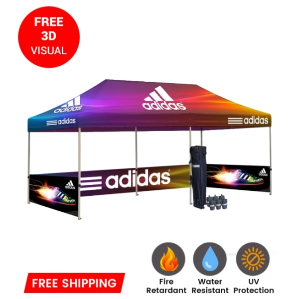 Order Now! Customized Tents With Fully Printed Graphics