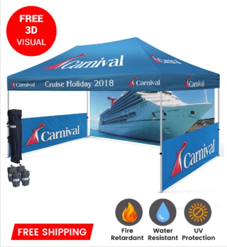 Shop Now! Custom Printed Pop Up Tents For Indoor and Outdoor Events