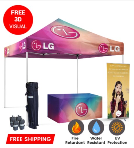 Shop! Custom Printed Tents with Unlimited Colors & Graphics for Events