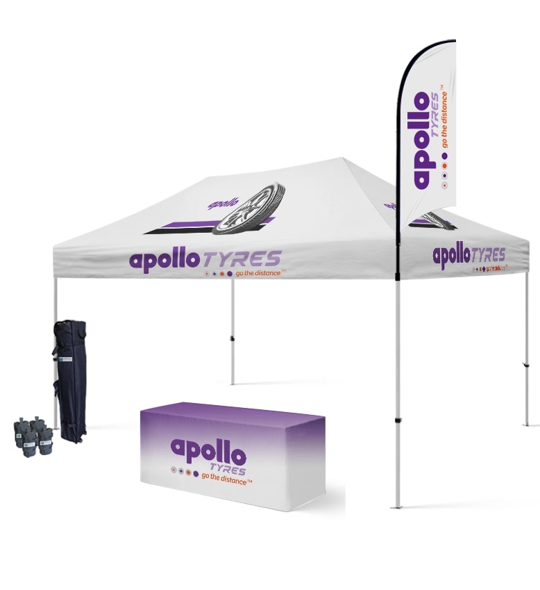 Pop Up Logo With Fully Printed Graphics At Branded Canopy Tents