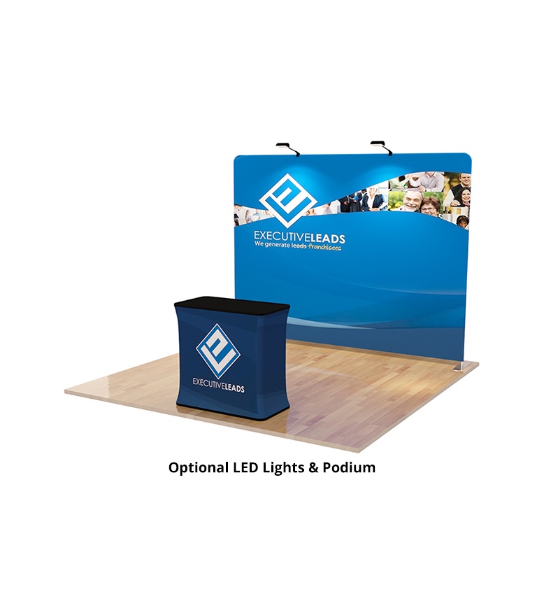 Trade Show Fabric Displays With Printed Graphics - Branded Canopy Tents