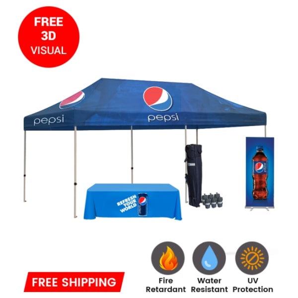 Functional 10x20 Pop Up Tent | Los Angeles | USA