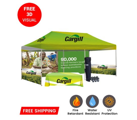 Order, Heavy Duty Custom 10x20 Canopy Tents with Printed Graphics