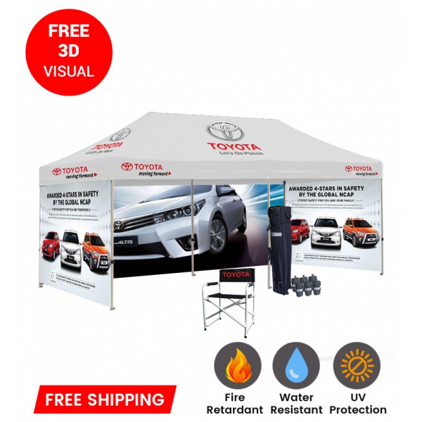 Heavy Duty Canopy Tent 10X20 For The Trade Show Event.