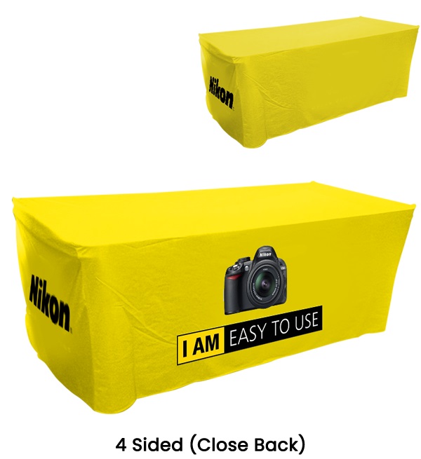 Shop Now! Trade Show Table Covers & Table Cloths For Events | USA