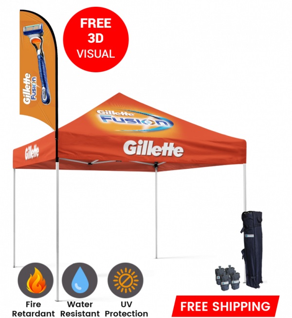 10x10 Custom Canopy Tents | Promotional Tents | USA