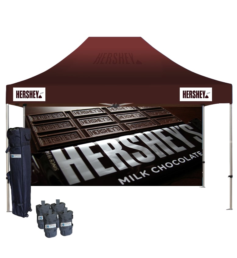 Branded Pop Up Tent w/ Full Back Wall | San Francisco | USA