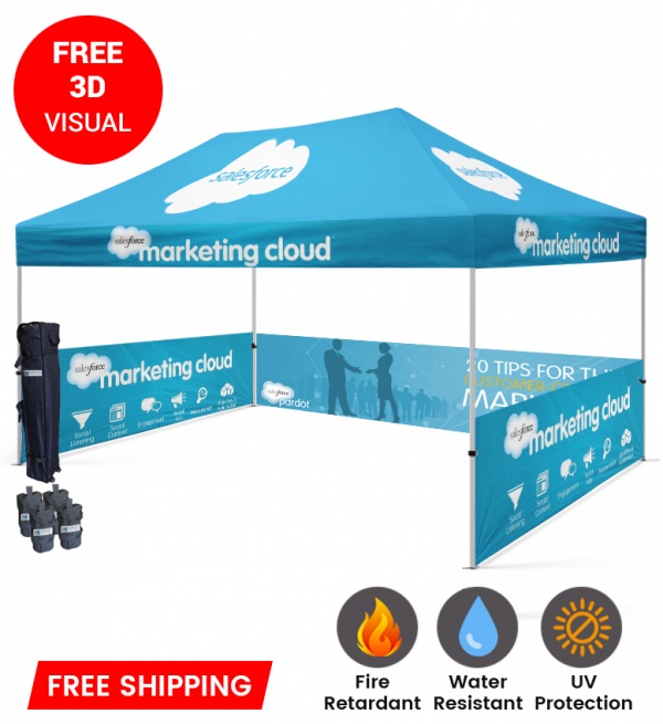 10x15 Pop Up Canopy Tents | Custom Printed Tents | USA