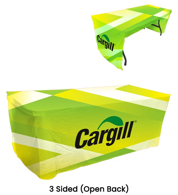 Custom Tablecloths with Logos & Designs - Branded Canopy Tents