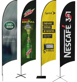 Shop Now! Custom Advertising Flags | Starline Displays | USA