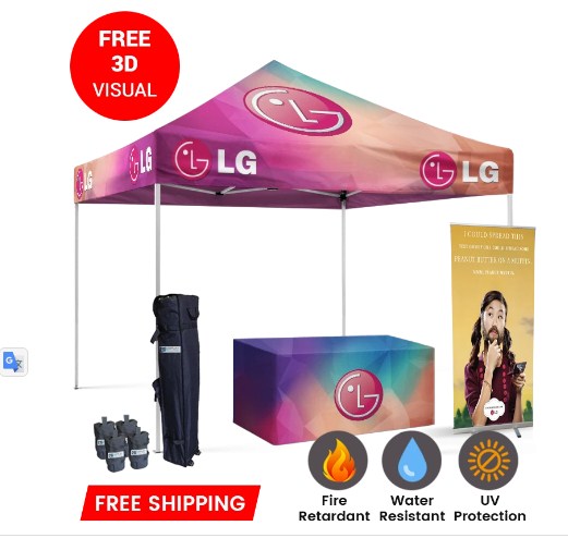Pop Up Tent With Logo At High Quality Lowest Price | Columbia