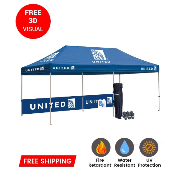 Fast Delivery! Personalized Pop Up Tent With custom design | New York