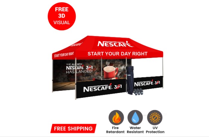 Increase Your Brand Visibility with Our Custom Canopy Tents