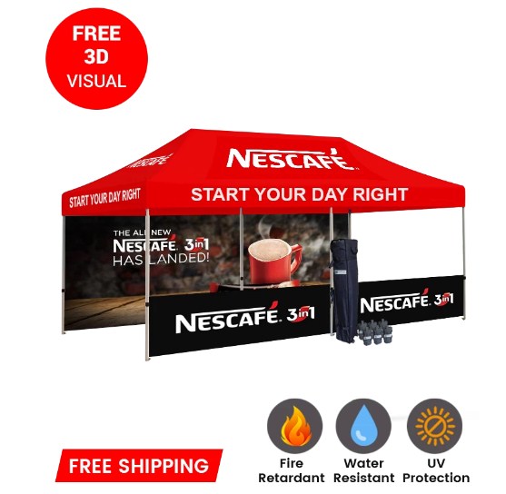 Custom Pop Up Tents With Logo Branding | Starline Displays