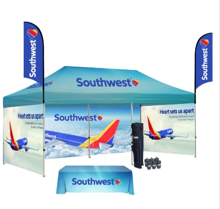 Order, Heavy Duty Outdoor Pop Up Canopy Tent with Full Printed Graphics