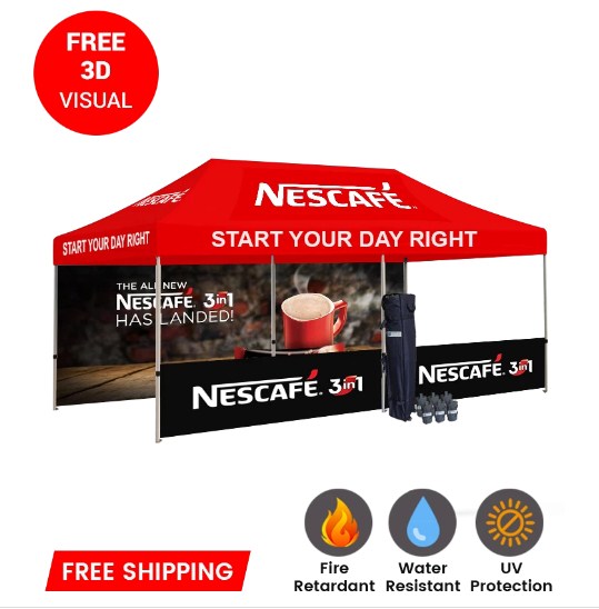 Amazing Offers! Custom Popup Tents With Logo Printed | Georgia