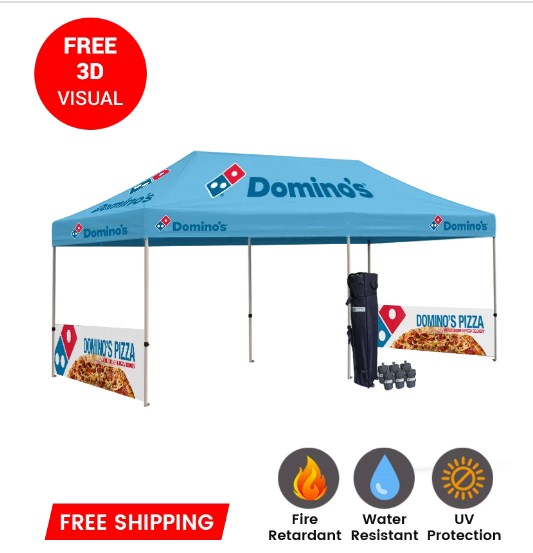  Custom 10x20 Pop Up canopy Tents With Logo Printing | Atlanta | USA