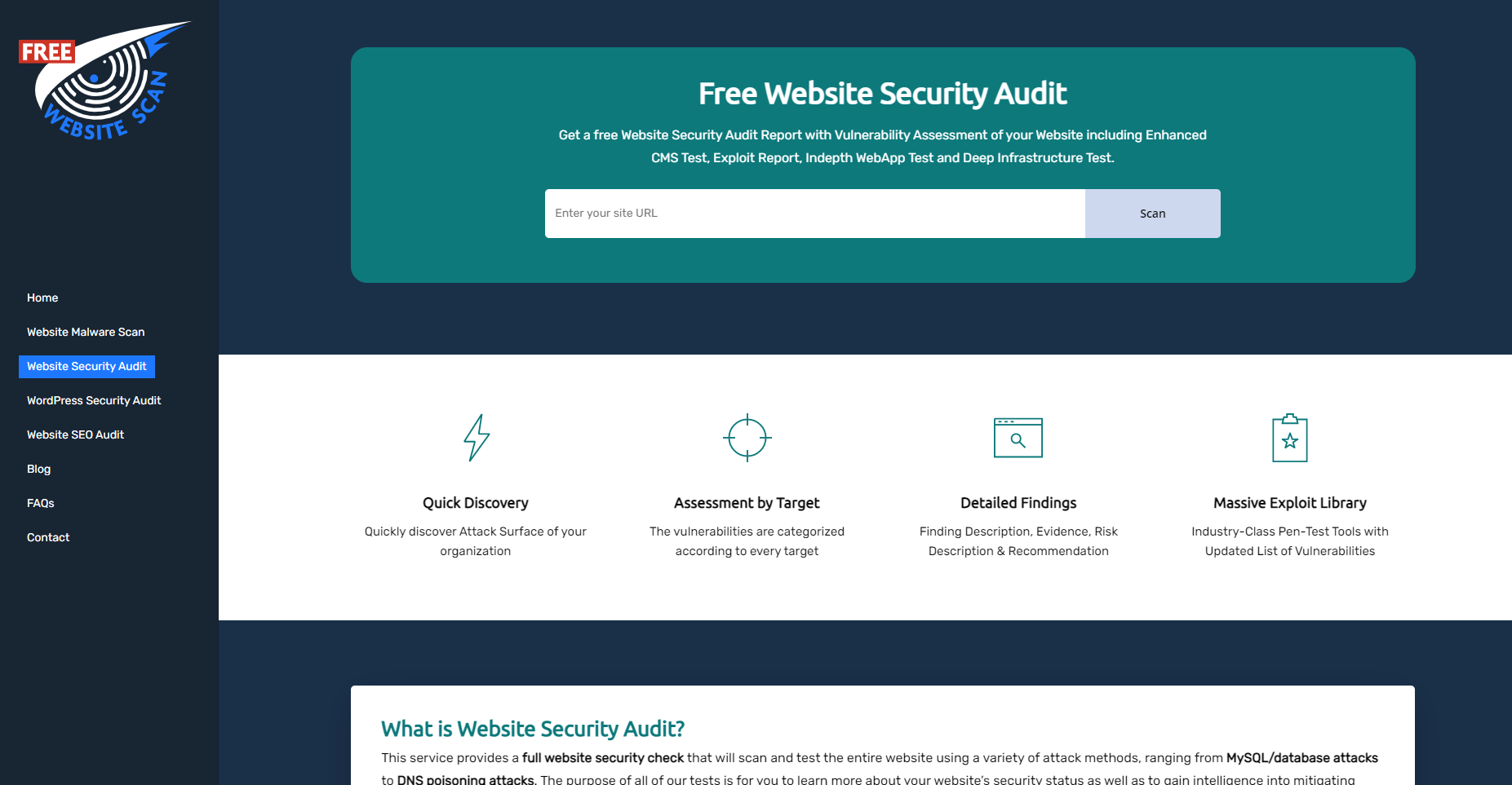 Free Website Security Scan