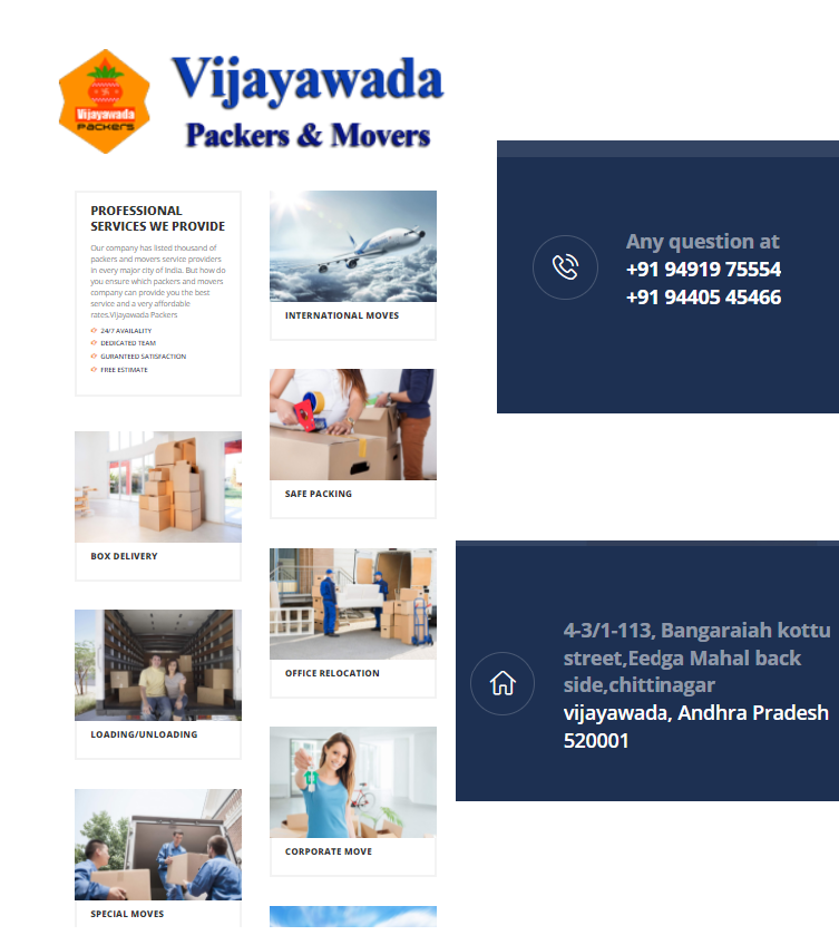 Best Transportation Service in vijayawada