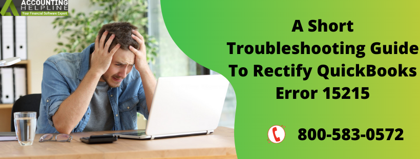 How to overcome from QuickBooks error 15215