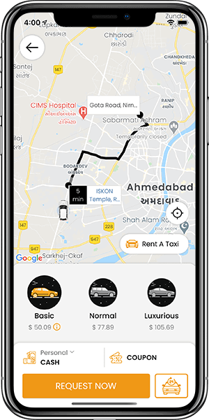 Uber Clone : On-Demand Car Rental Business App