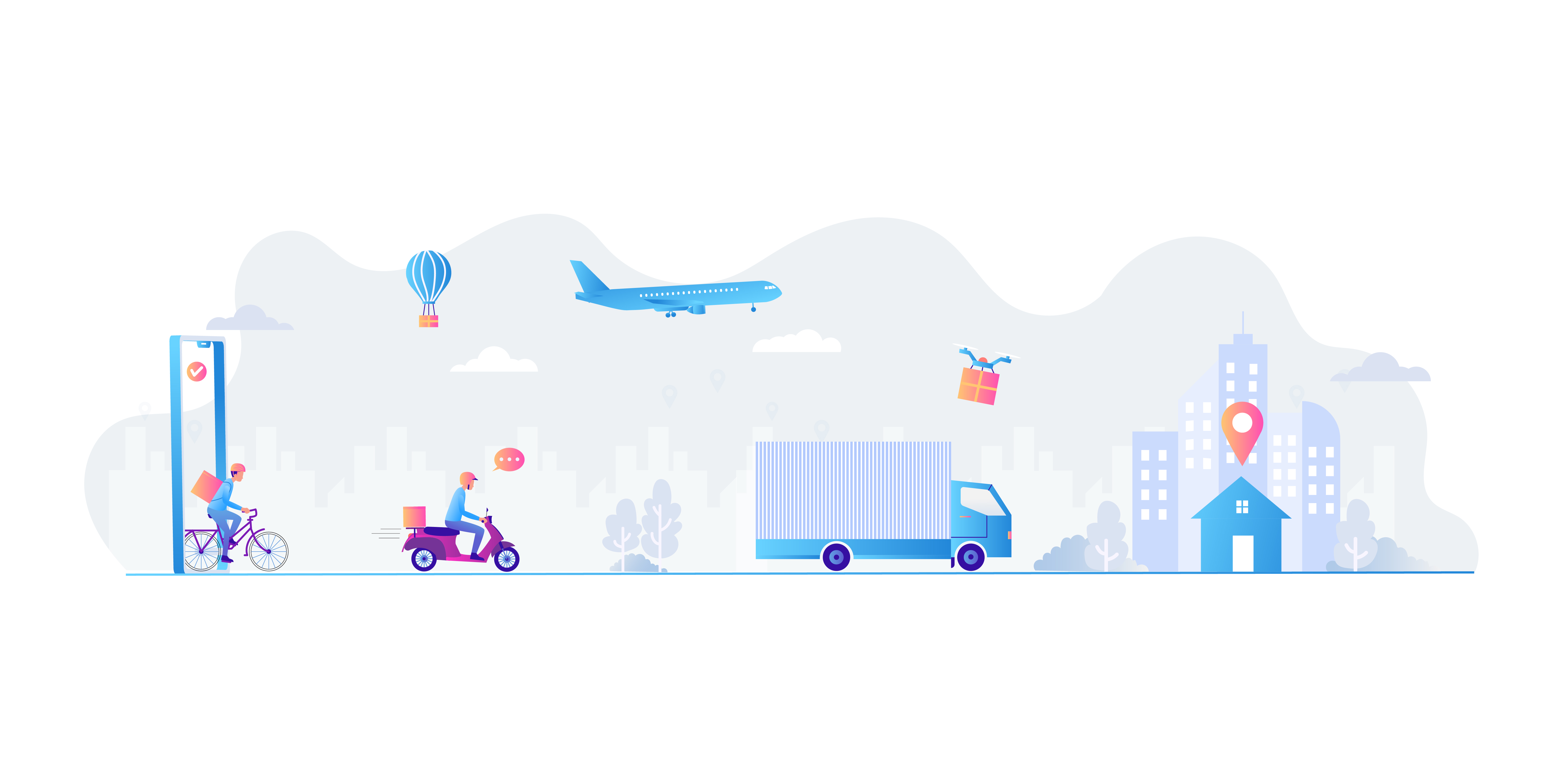 What is the role of fulfillment centers in Los Angeles?
