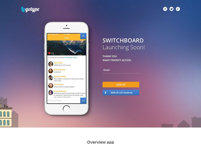 Web-development: Landing page