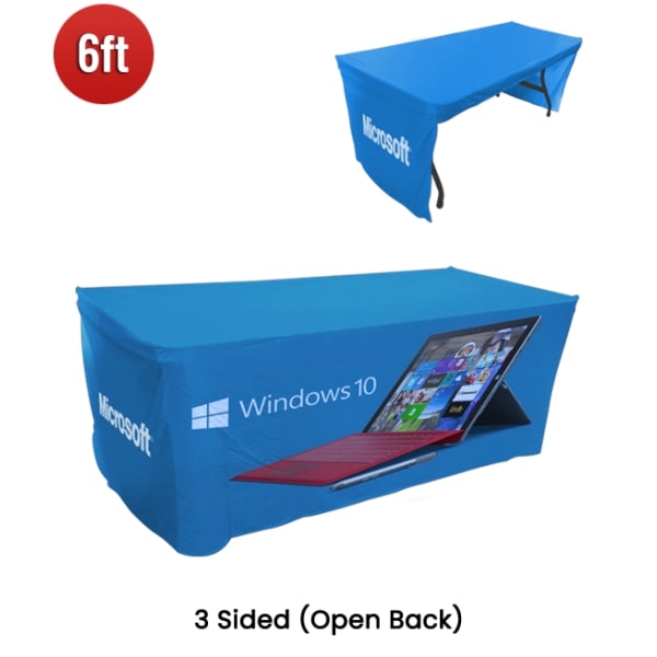 Custom Trade Show Table Covers | Fast and Free Shipping