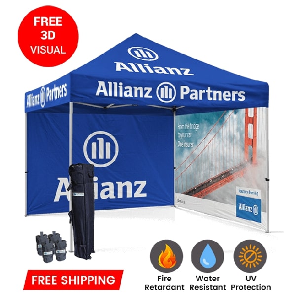 Custom Printed Canopy for Event Marketing Branded Pop up Tent | Florida