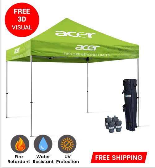 Portable 10x10 Canopy Tents for Indoor / Outdoor Business Promotion