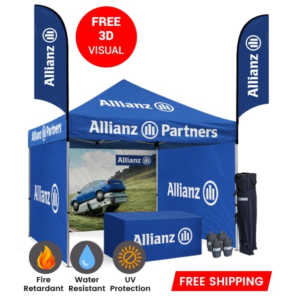 Custom Tents With Graphics And Logos For Sale | USA