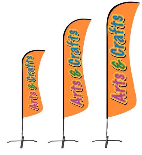 Order Now! Custom Printed Advertising Flags | Starline Tents | USA 