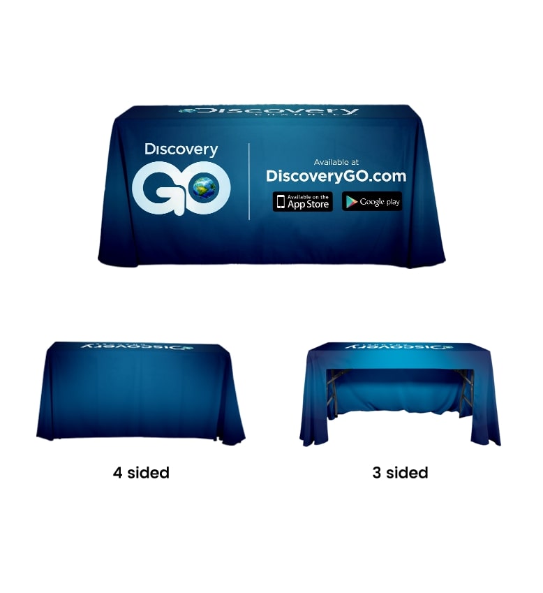 Custom Trade Show Table Covers with Logo | USA