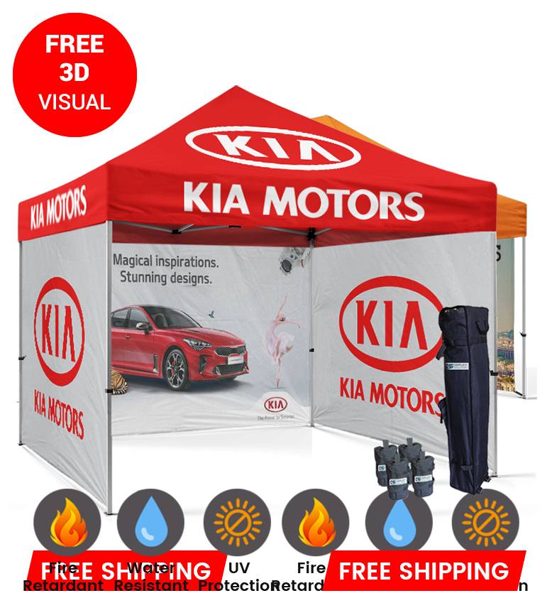 Best Deals on 10x10 Custom Tent Packages from Starline Tents -  USA