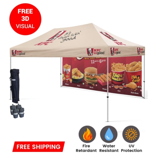 Custom Printed Canopy Tents and Customized Tent - Starts at Only $650