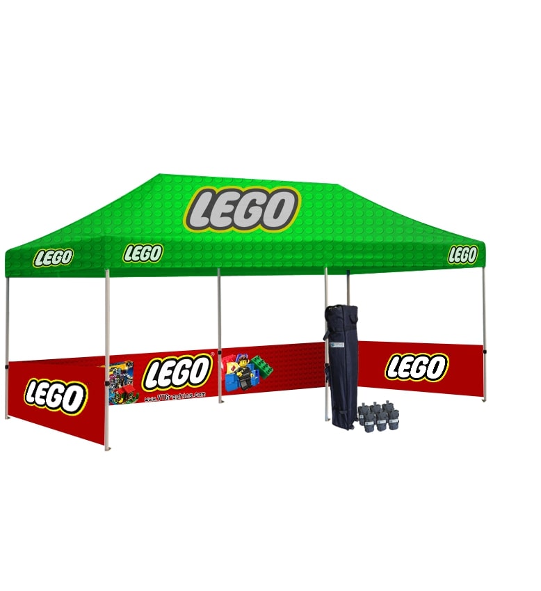 Custom Graphics On Canopies And Accessories Custom Easy Up At Starline Tents