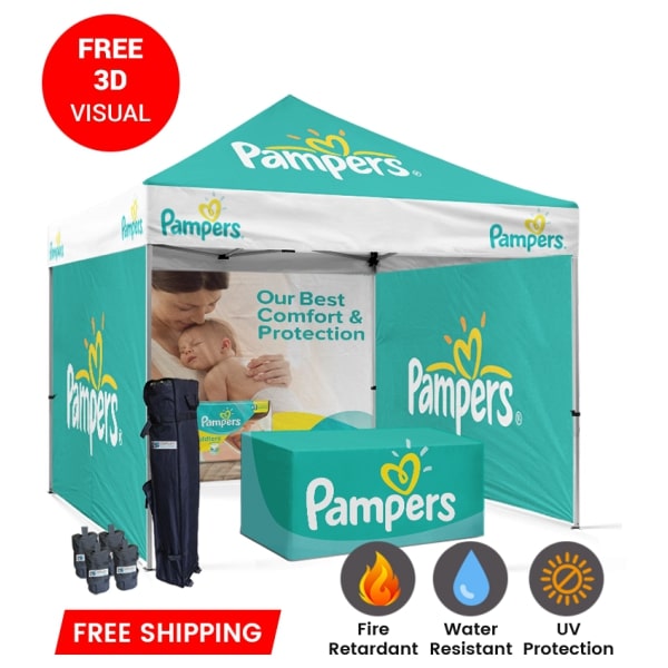 Shine At Trade Shows With Custom Tent With Logo By StarlineTents