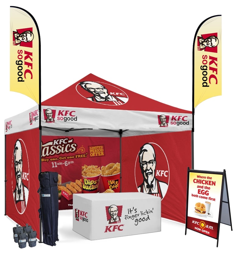 Order! 10x10 Custom Canopy Tent - Set Custom Design For Events 