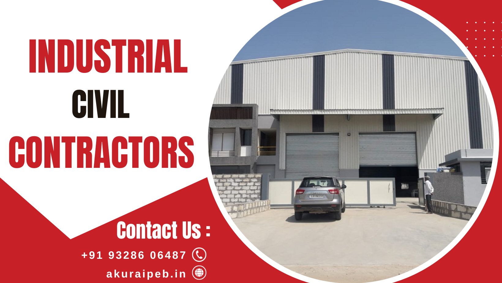 Get the assistance of the most reliable team of warehouses civil contractors in Savli
