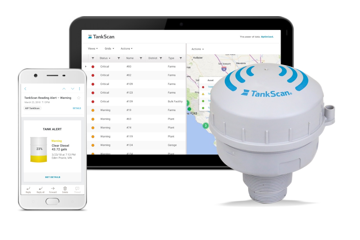 Wireless fuel Tank Level Monitoring