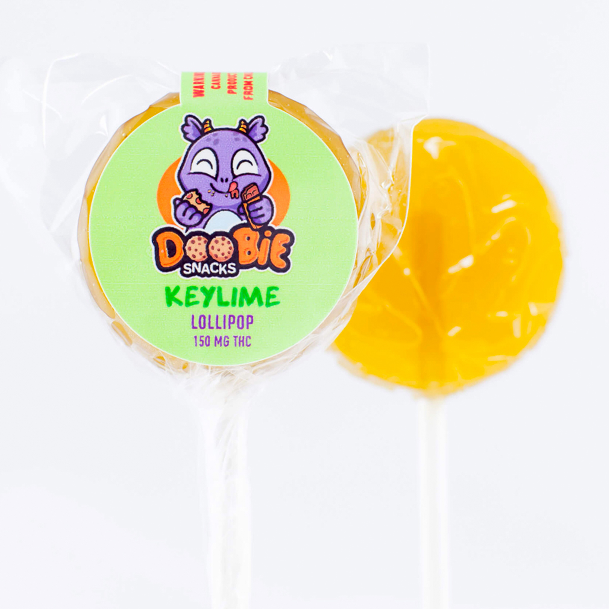 Doobie Snacks Lollipops 150MG THC – Keylime