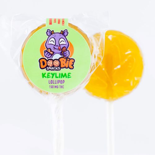 Doobie Snacks Lollipops 150MG THC – Keylime