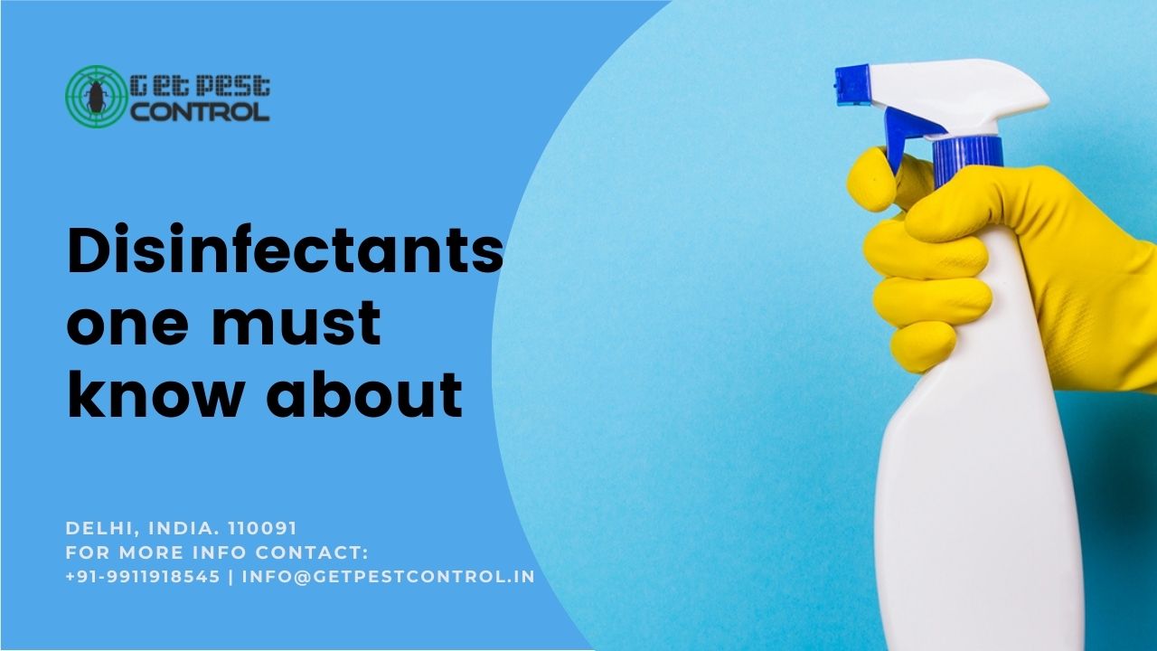 Disinfectants one must know about