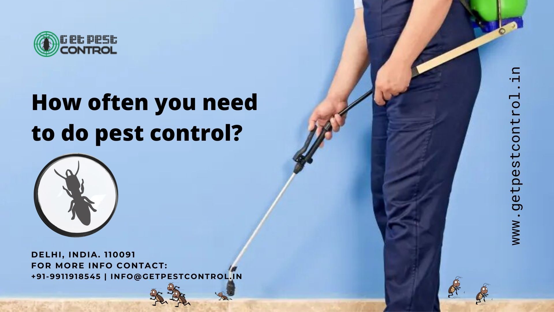 How often you need to do pest control?