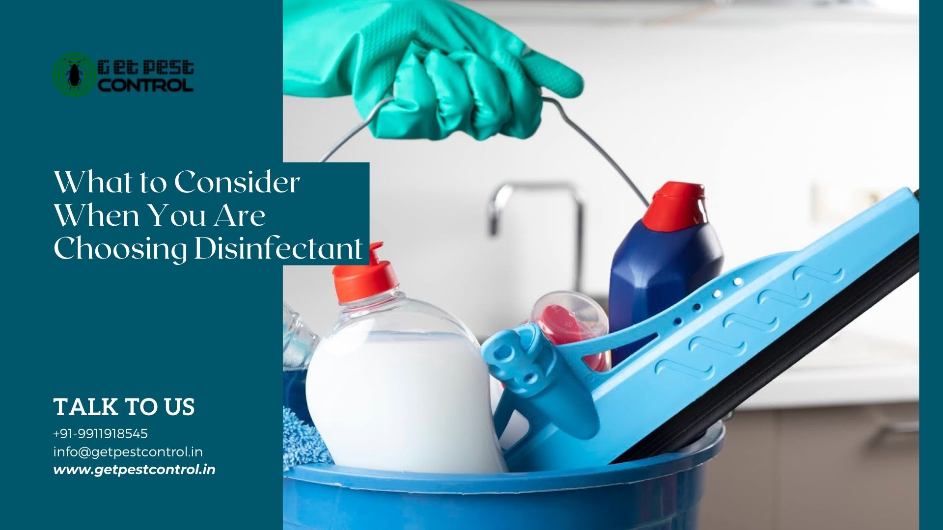 What to Consider When You Are Choosing Disinfectant