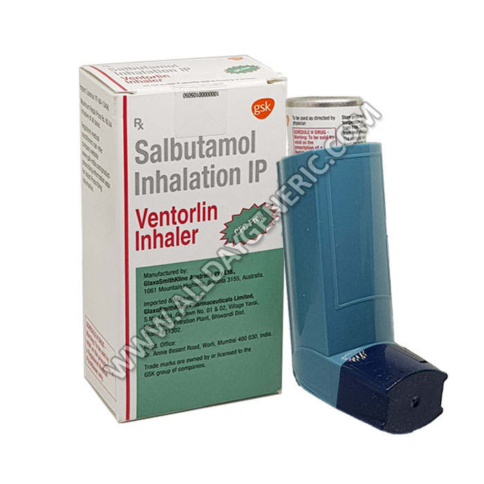 Ventorlin Inhaler (Salbutamol Inhaler) Used to Treat Asthma