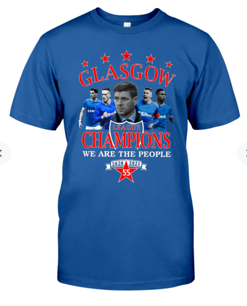 Rangers Champions Shirt